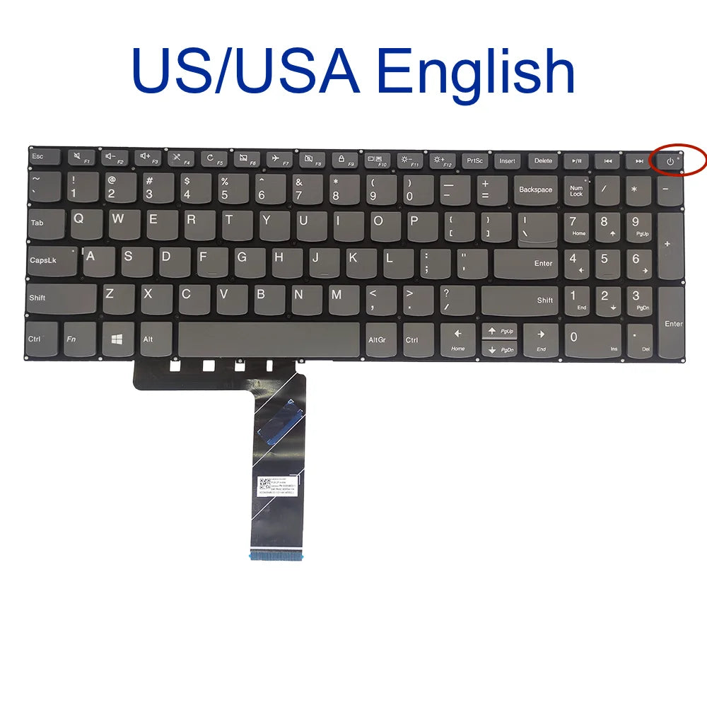 US UI RU IT GR Keyboard for Lenovo Ideapad L340-15 15.6 81LX 81LK 81LW l340-15api 15irh Turkish German Italian Russian English