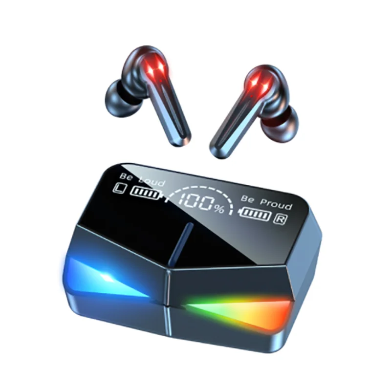 M10 TWS Earphones Bluetooth Headphones Wireless Headsets In-ear Earbuds Stereo 9D Hifi Sound With Mic 3500mAh Sport Buds