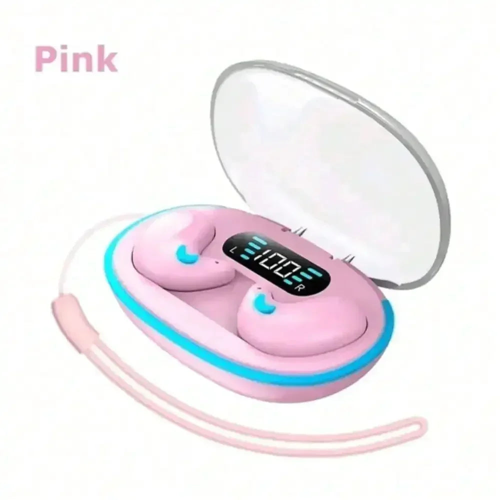 Wireless Headphones Wireless Earbuds Bluetooth HeadphonesMinimalist Bluetooth Earphones Reduce Visual Clutter for Professionals