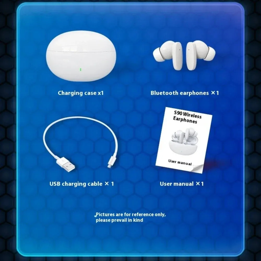 Portable New In-ear TWS Wireless Bluetooth Earphones for Air Pods Mini Outdoor Sports Headset Display Touch Control Earbuds