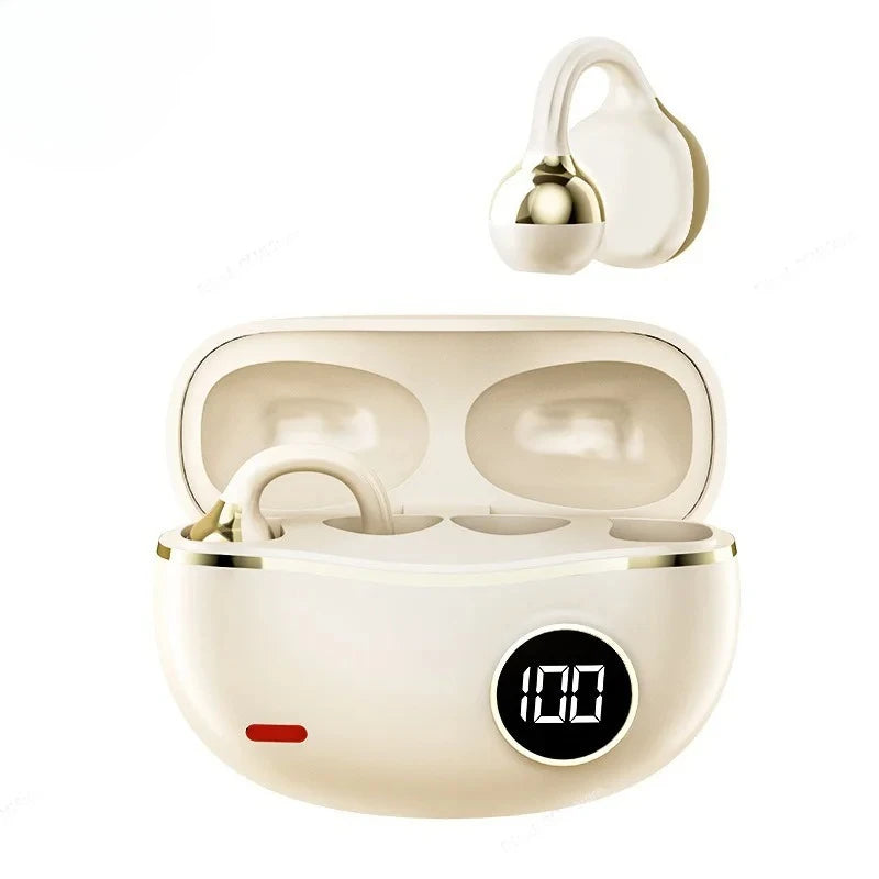 Wireless New Earphones With Digital Display Bluetooth 5.4 New Earbuds Dolby-Level Sound Hi-Fi Audio Dynamic Range With Mic