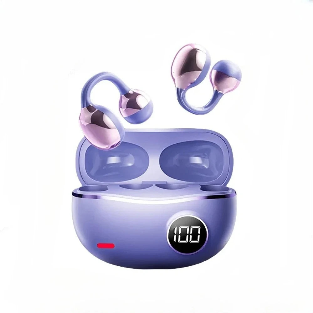 Wireless New Earphones With Digital Display Bluetooth 5.4 New Earbuds Dolby-Level Sound Hi-Fi Audio Dynamic Range With Mic