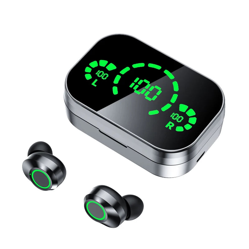 TWS Wireless Bluetooth Headset with Mic Bluetooth Earbuds Charger Box LED Fone Bluetooth Earphones Wireless Headphones
