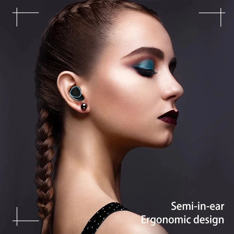 M10 TWS Earphones Bluetooth Headphones Wireless Headsets In-ear Earbuds Stereo 9D Hifi Sound With Mic 3500mAh Sport Buds