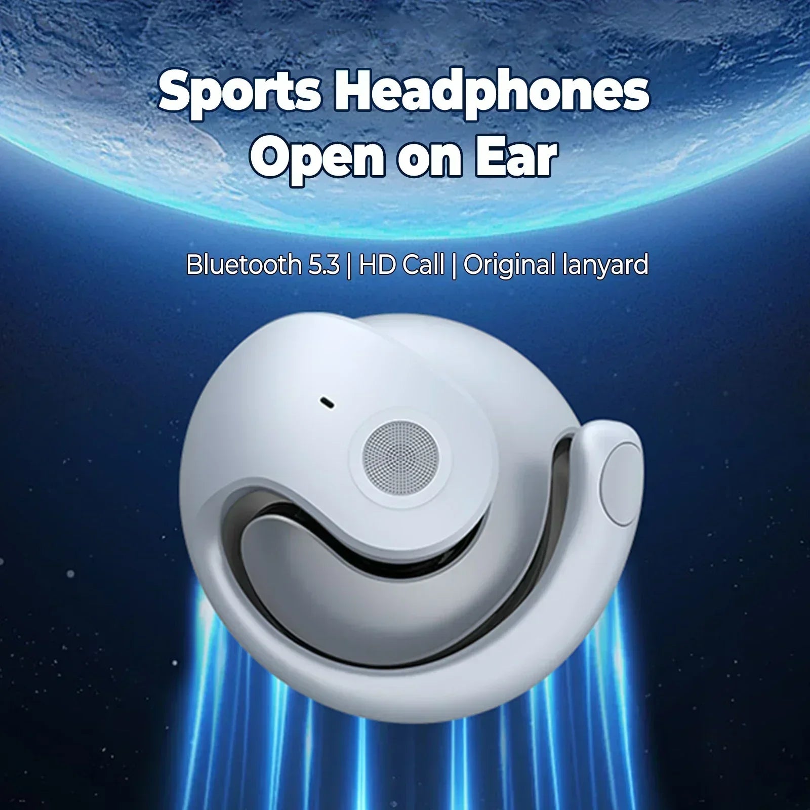 Wireless Headphones Bluetooth Headset with Mics HiFi Stereo Sound Earphones Smart Touch Sports Earbuds for phones
