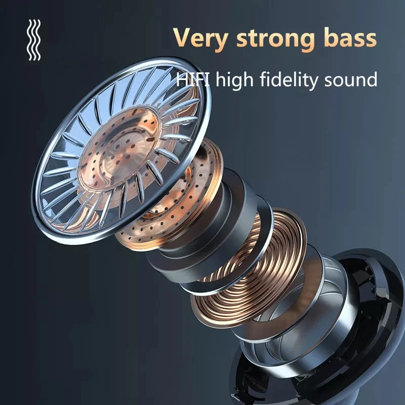 M10 TWS Earphones Bluetooth Headphones Wireless Headsets In-ear Earbuds Stereo 9D Hifi Sound With Mic 3500mAh Sport Buds